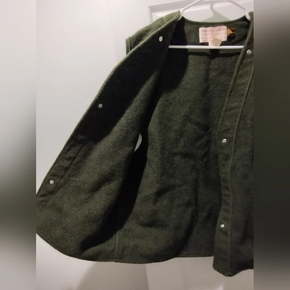Vintage Filson Mackinaw Wool Vest Liner - Picture 6 of 8